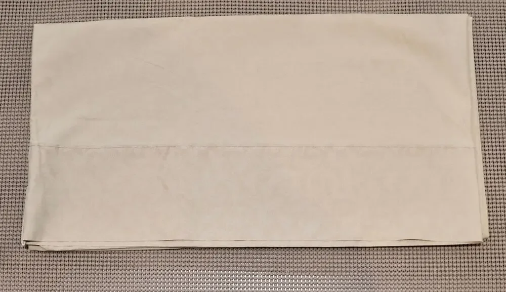 King Pillowcase Cotton Blend Beige Scroll Damask Home Design USA